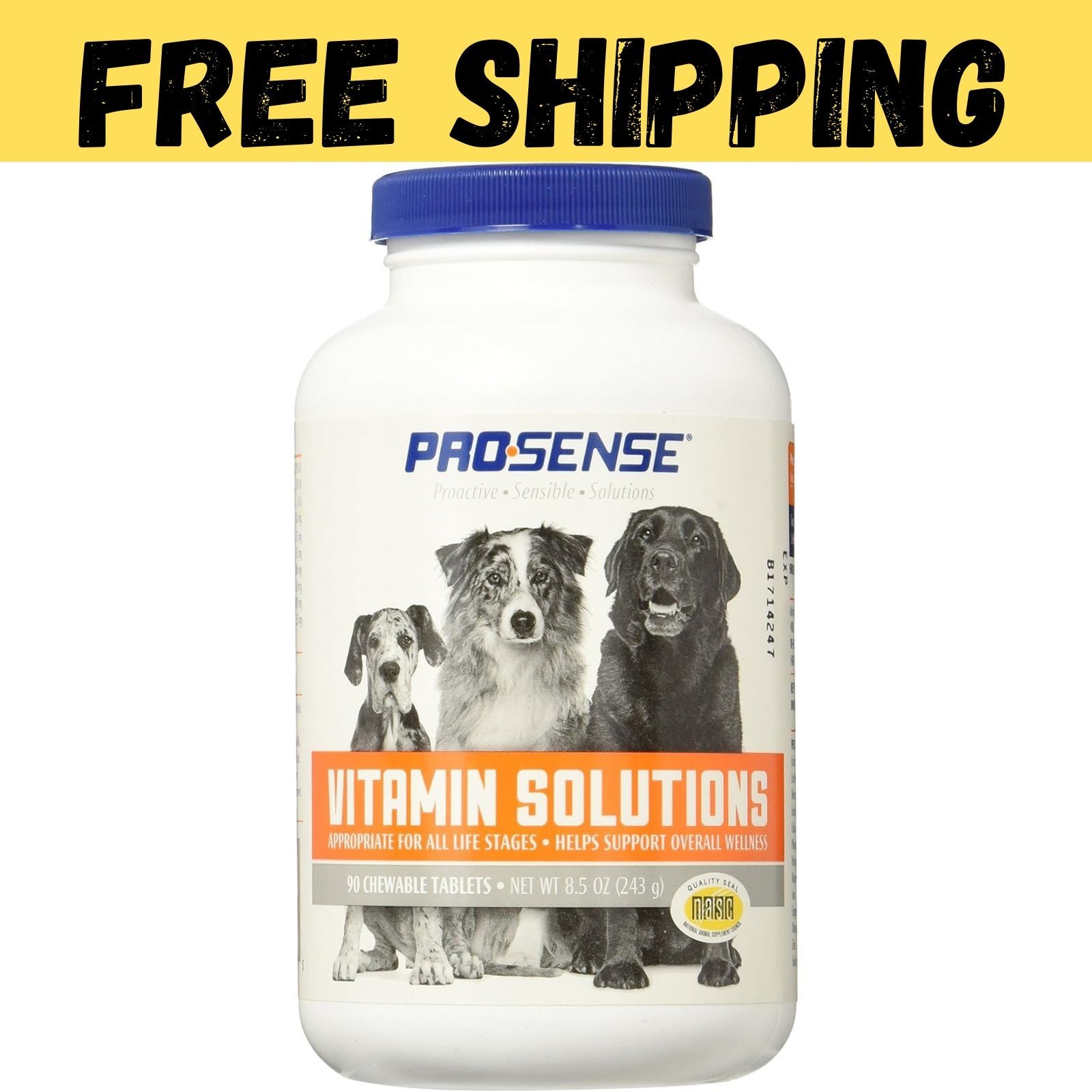 Dog Multi Vitamins For All Life Stages Health Care Chewable Tablets 90 COUNTRY