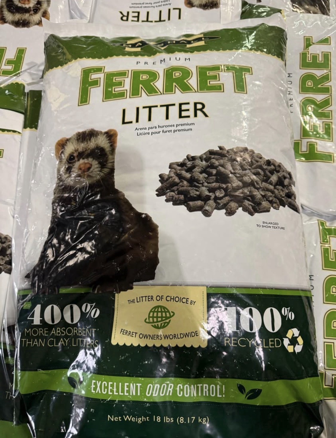 Marshall Premium Ferret Litter Bag 18 lbs