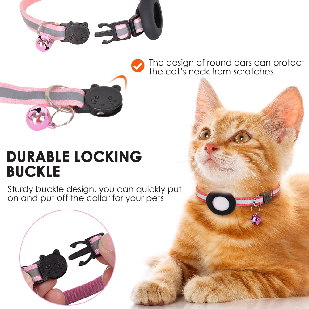 Airtag Dog Cat Collar Holder Case for Apple Air Tag Protective Pets Anti Lost
