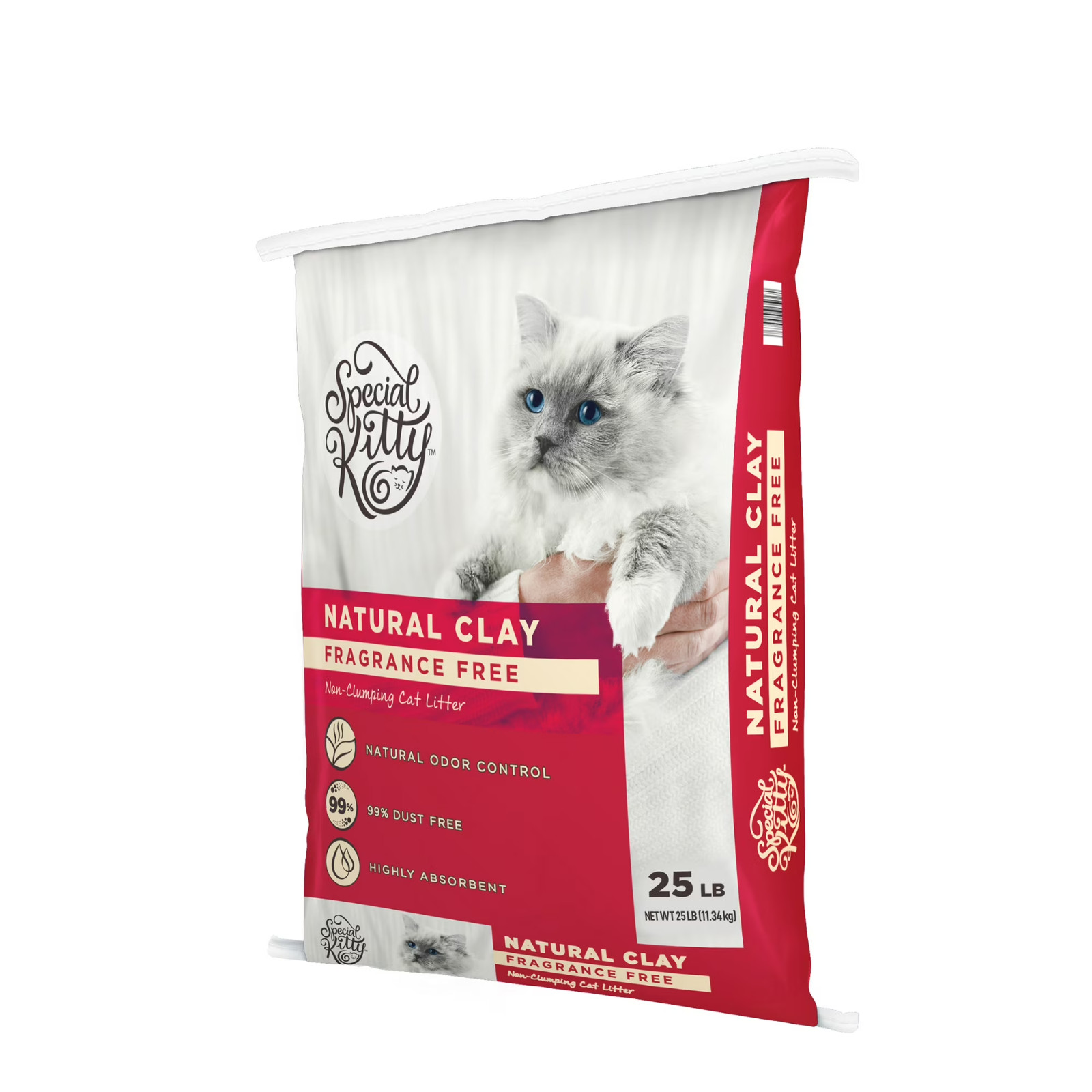 Special Kitty Non-Clumping Clay Cat Litter, Unscented, 25 lb Bag