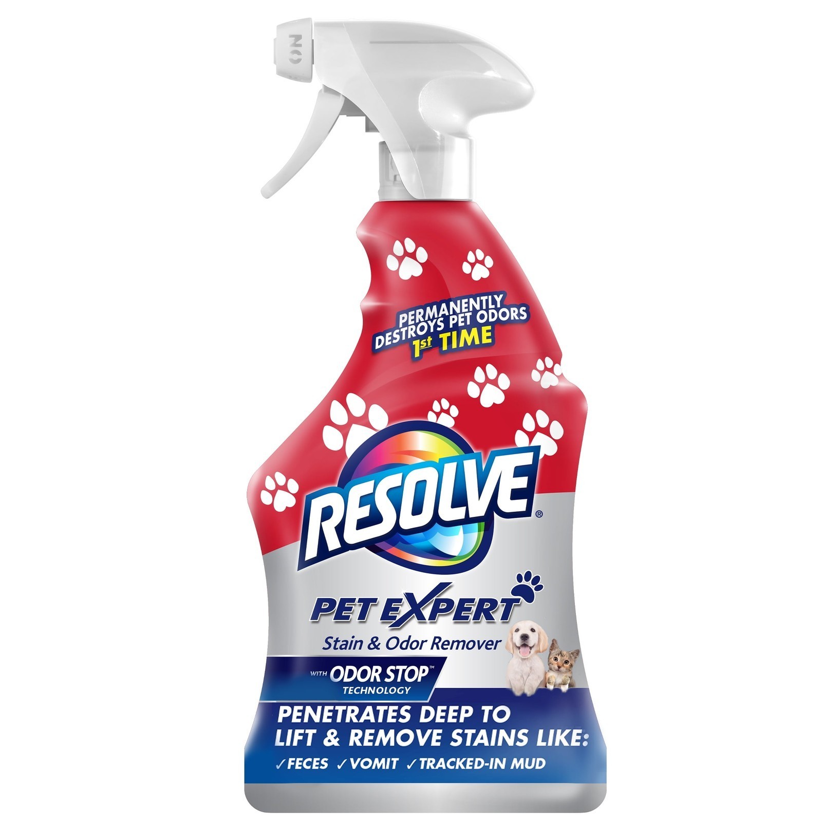 Pet Expert Carpet Stain Cleaner Solution & Odor Remover Spray 22 oz