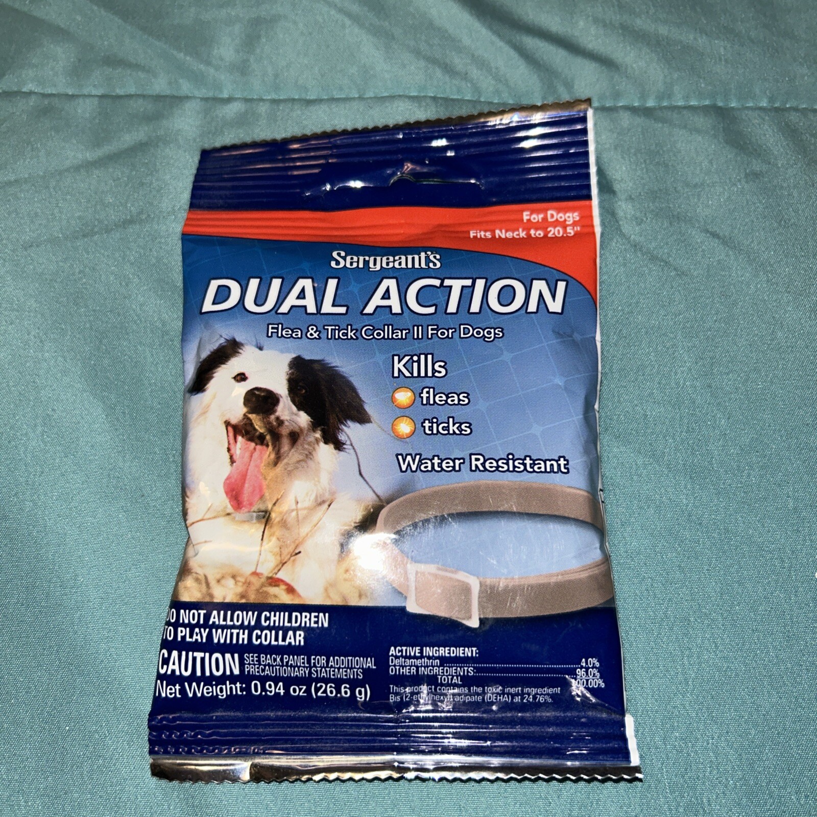 Pet 1 Count Dual Action Flea & Tick Collar for Dogs, 20.5″