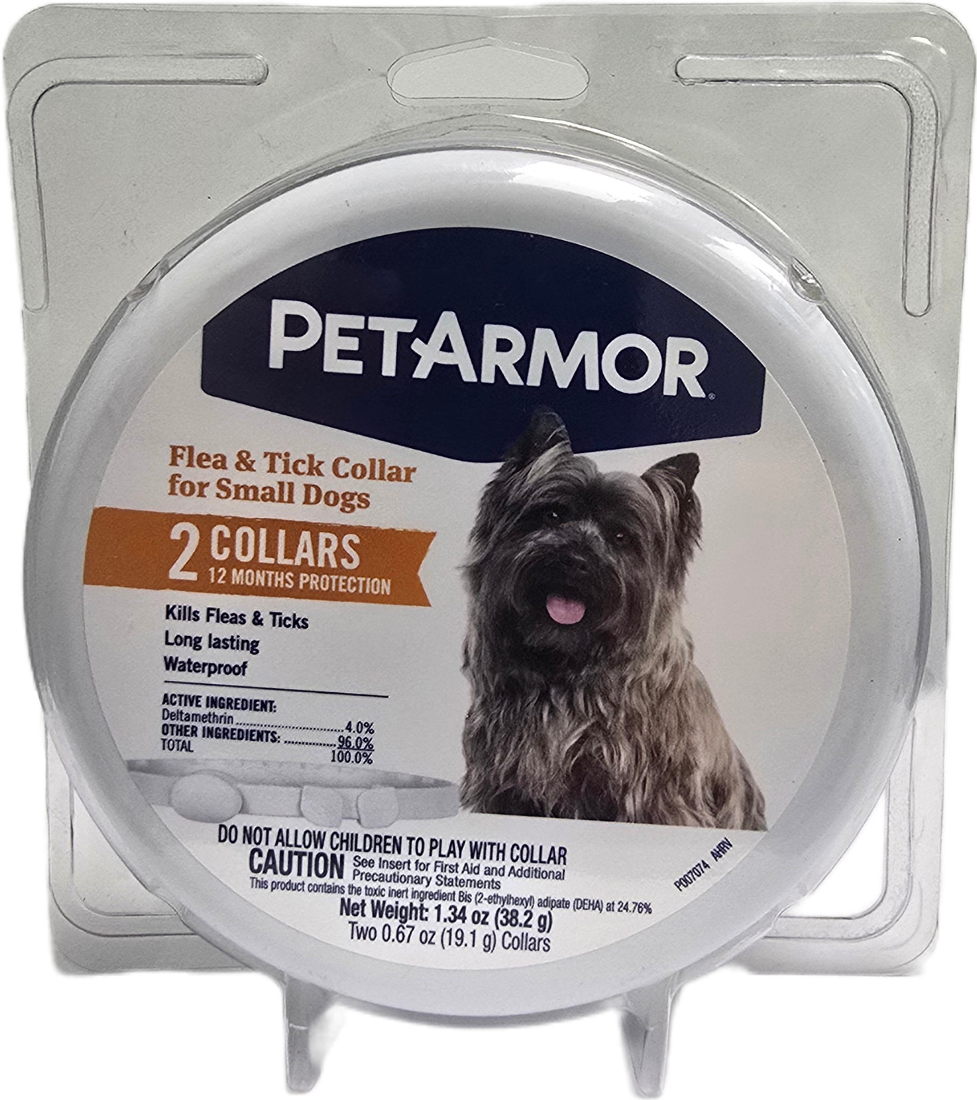 PetArmor Plus Flea Tick Collars Dogs Water Resistant One Size Fits All 6 Mths