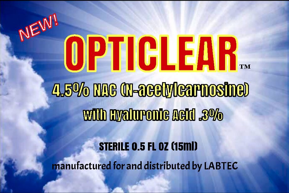 Cataract Eye Drops 4.5% NAC with Hyaluronic Acid 15ml 2 pack!