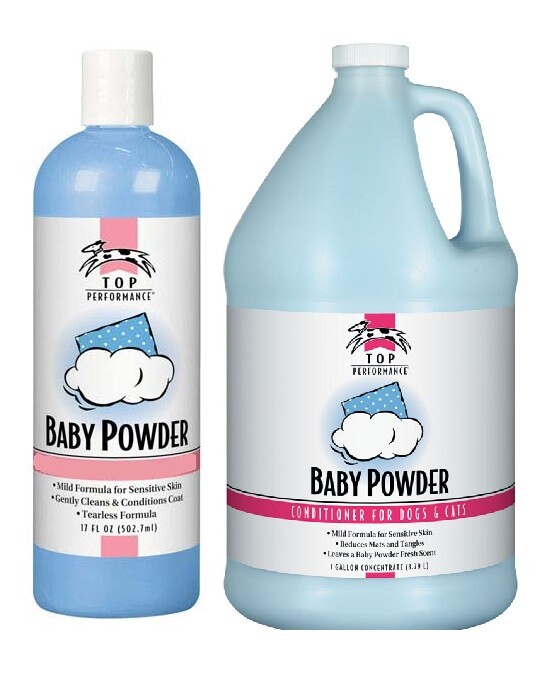 Baby Powder Pet Conditioner Gentle Mild Sensitive Formula 17oz or Gallon Size