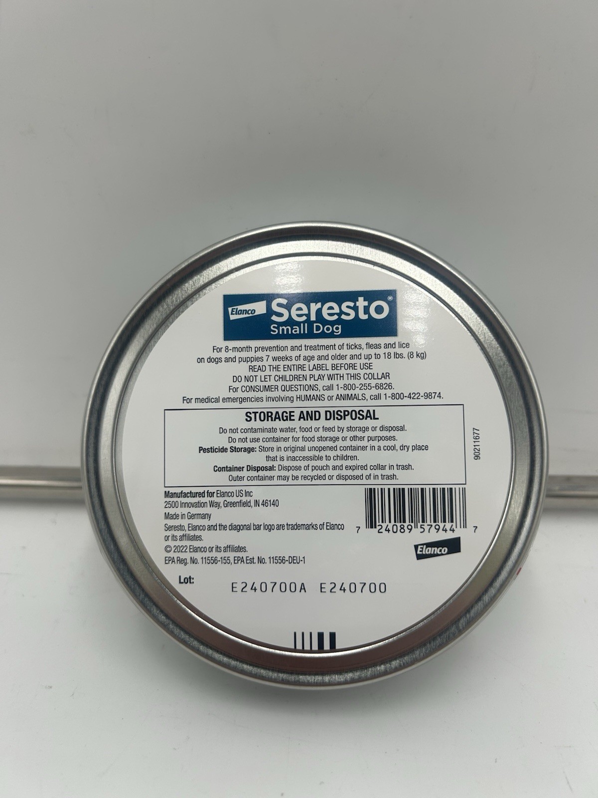 Seresto Flea and Tick Collar 8 Months Protection for Small Dogs Up To 18lbs