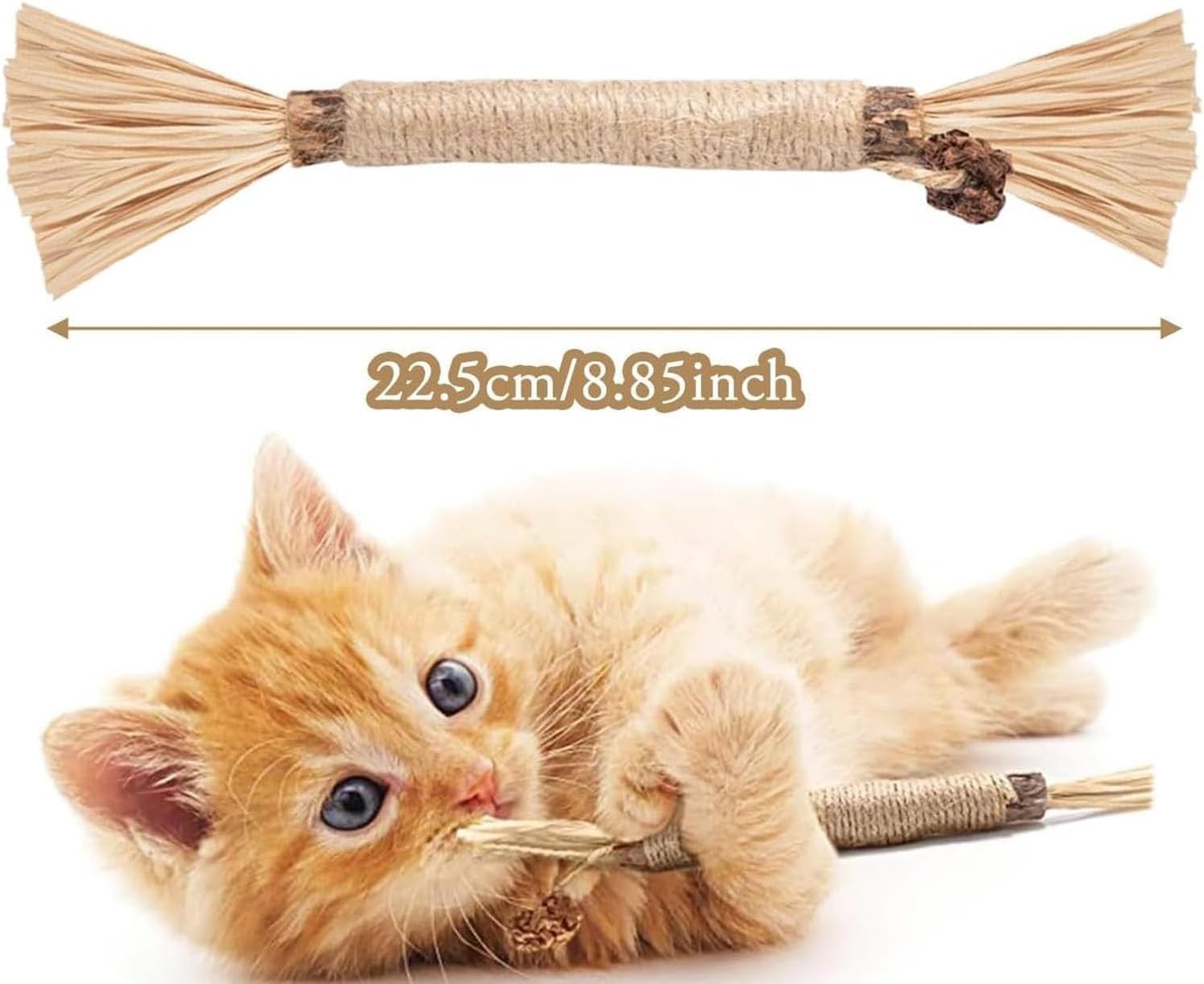 4~10pcs Silvervine Sticks for Cats ,Natural Catnip Sticks,Cats Chew Dental Treat