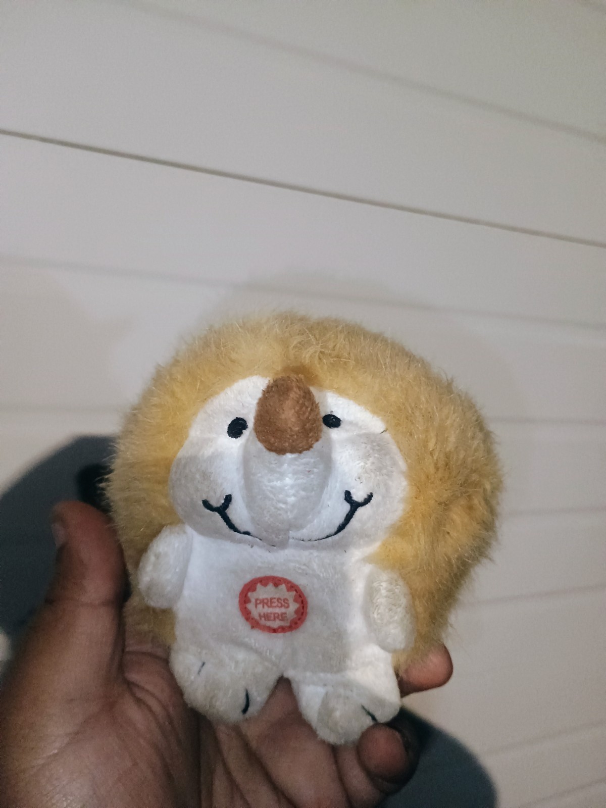 Plush Interactive Dog Toys – Chattering Hedgehog – 4.5 In, All Breed Sizes