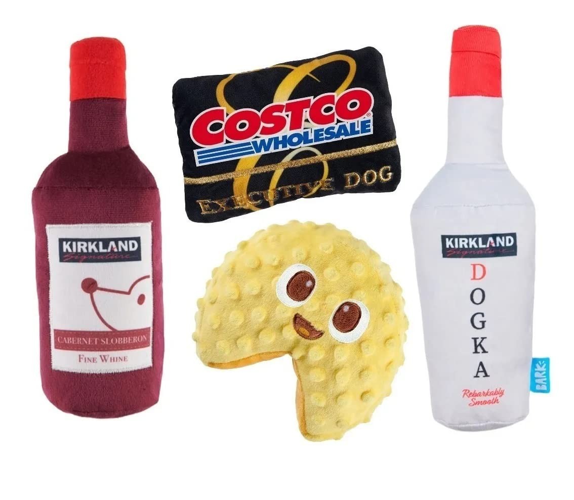 Bark Box Dog Toys – Set of 4, Costco Kirkland Dog Park Party Pack, NEW