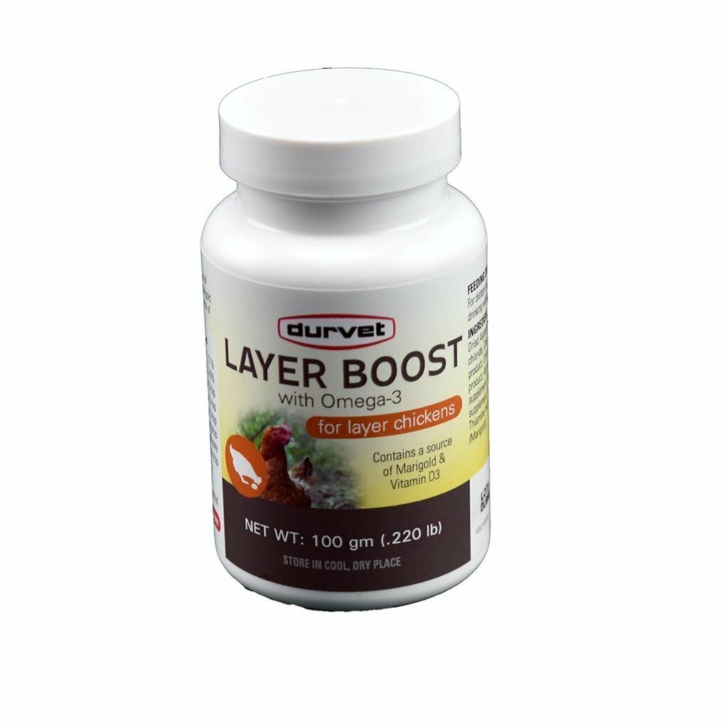 Durvet Layer Booster with Omega 3 for Layer Chickens 100 gm