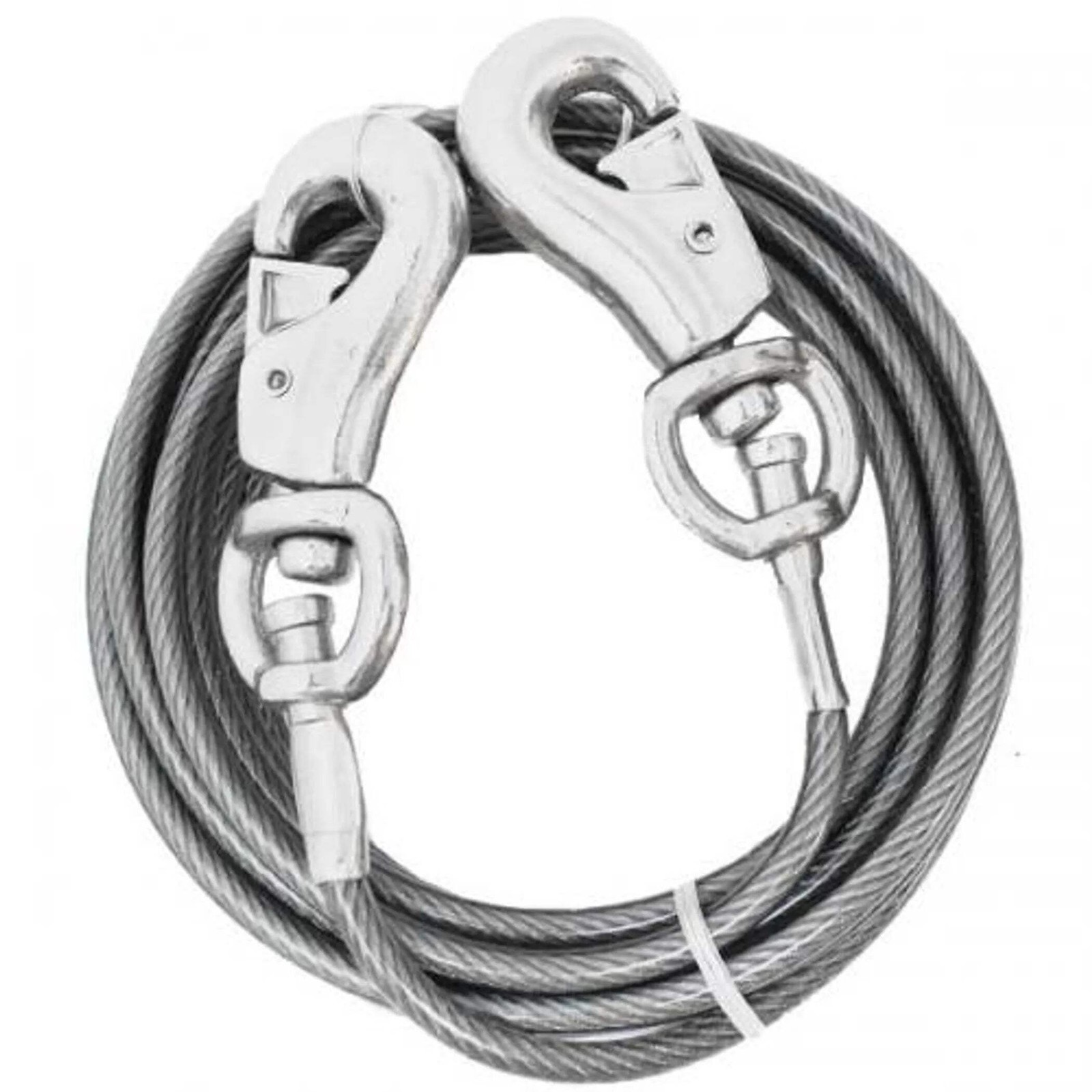 Heavy-duty Dog Tie Out Cables for Large Dogs – 10ft to 40ft – Up to 250lbs