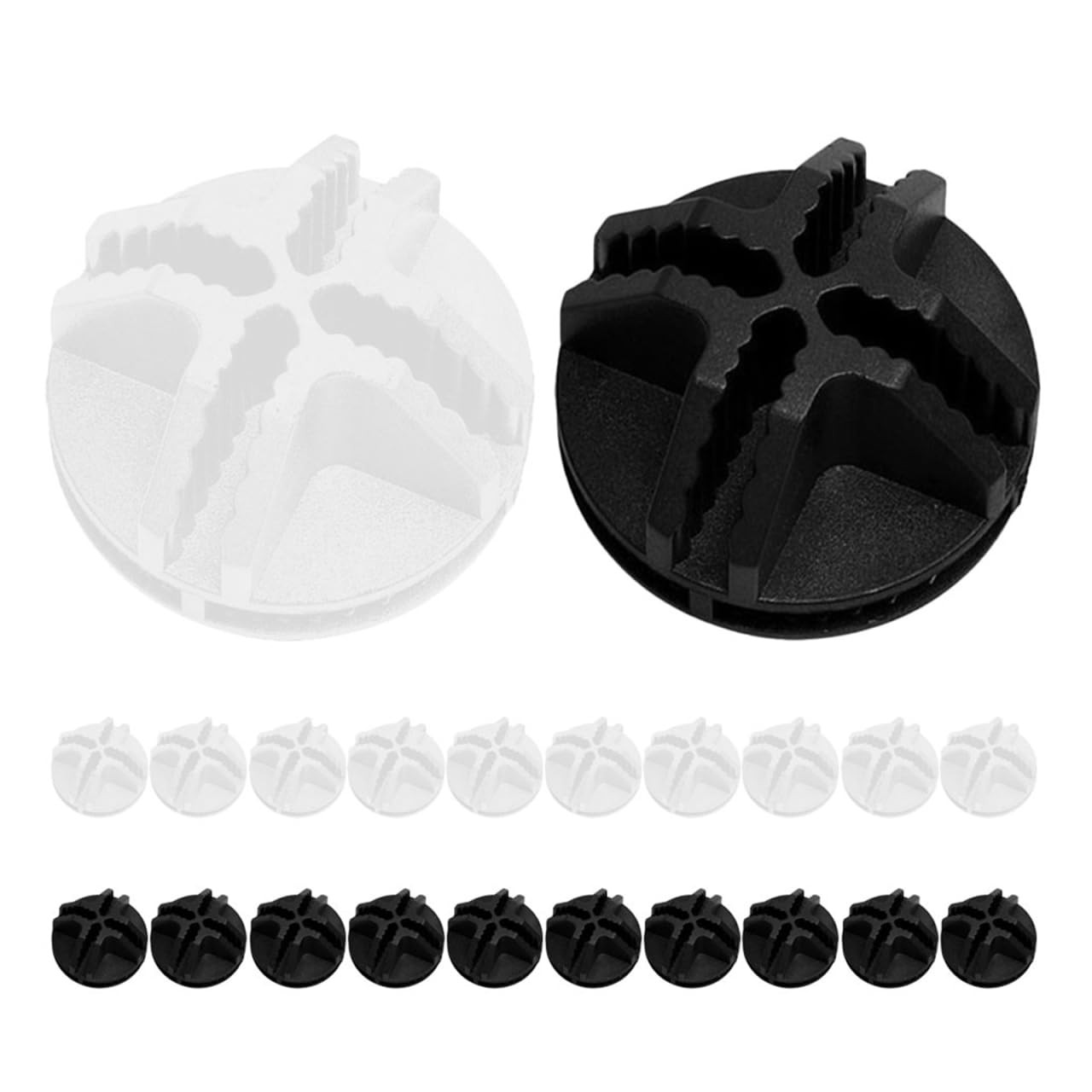 30Pcs Plastic Cage Connectors Pet Playpen Shelving Storage Buckles Dogs Rabbi…
