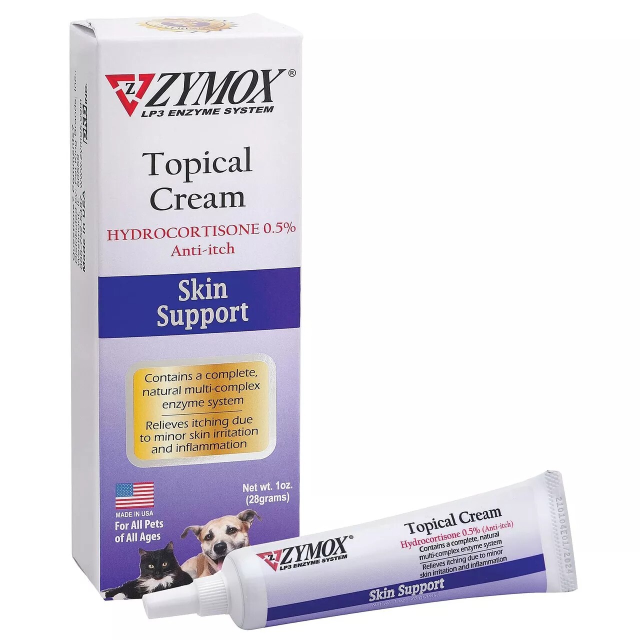 Ear Solution Skin Support Topical Cream, Anti-Itch, 1 oz – Expiration 10/2026