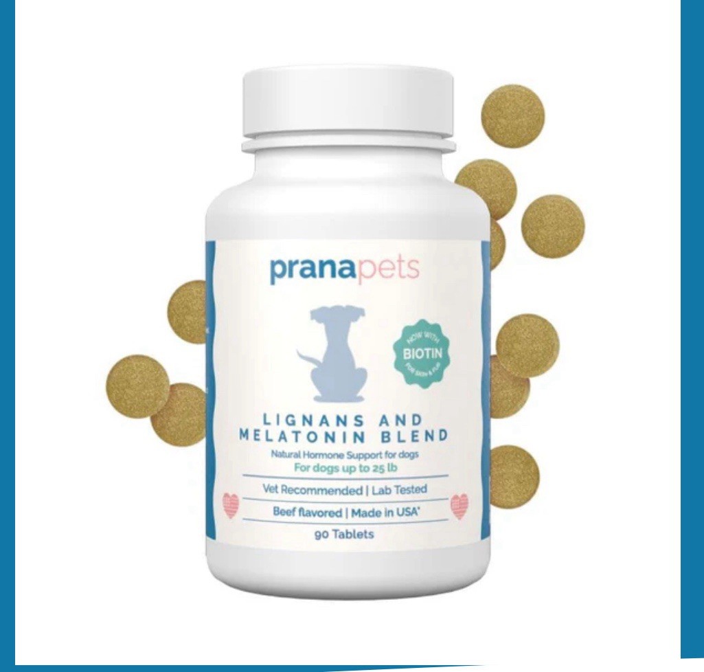 Pranapets Lignans And Melatonin Blend For Dogs With Biotin 90 Tablets EXP:09/27