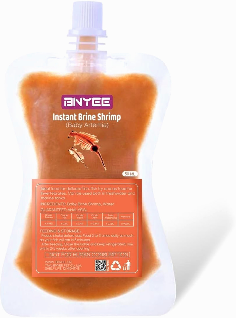 Instant Baby Brine Shrimp – Non-Living Fry/Larvae Fish 2 Fl Oz (Pack of 1)