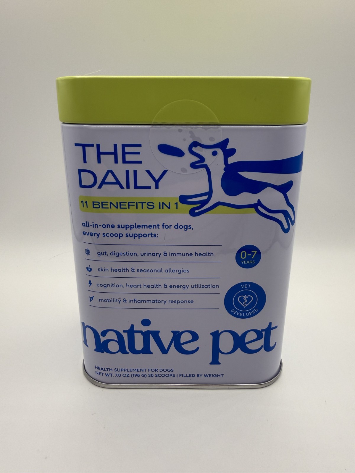 Native Pet The Daily 11 Benefits In 1 0-7 Years 30 Scoops – Brand New Sealed