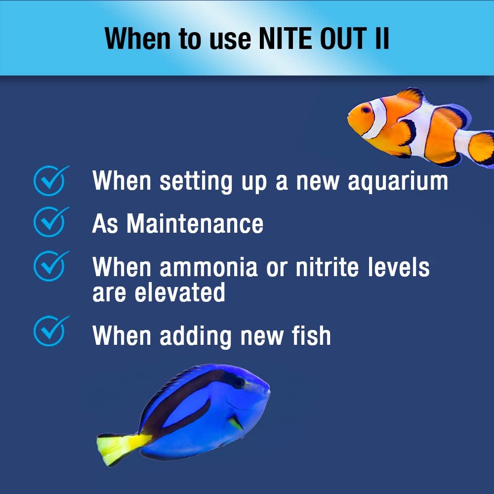 MICROBE-LIFT Nite-Out II Aquarium Bacteria for Start-up, 16 Ounces, Black