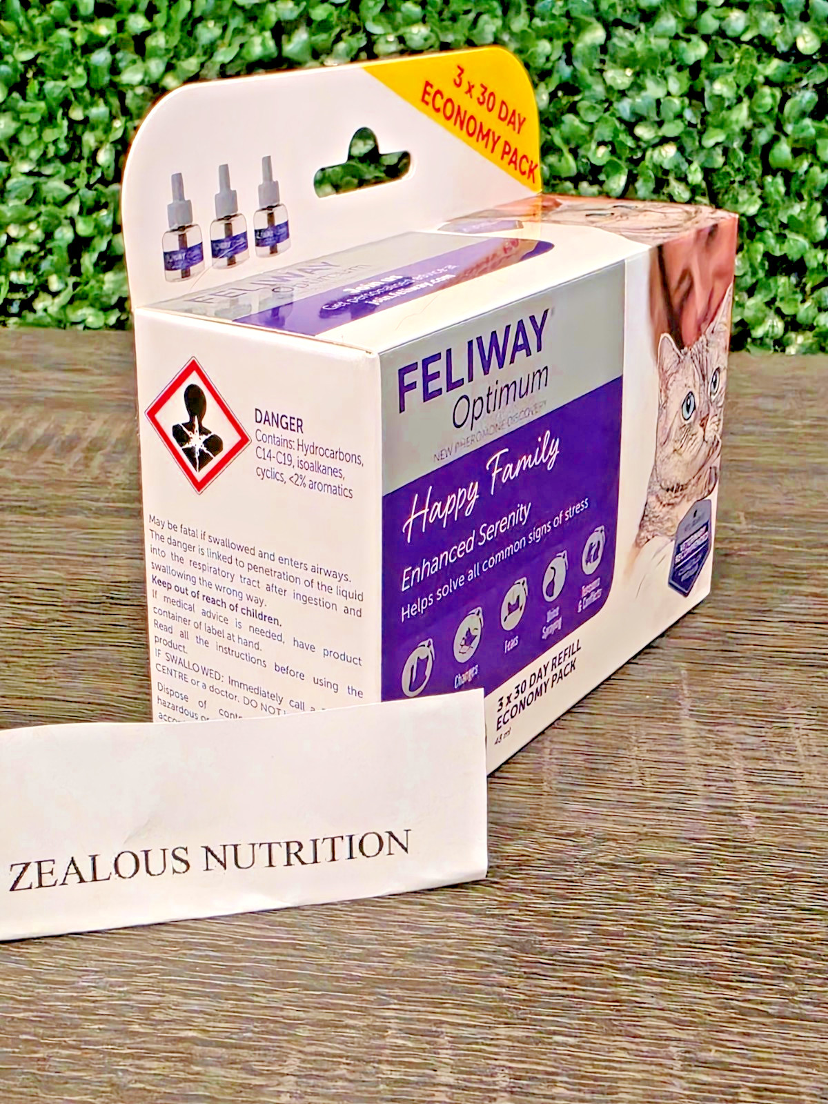 (3 PACK) FELIWAY Optimum Happy Cats Calming Pheromone Refill – 90 Days EXP 2027