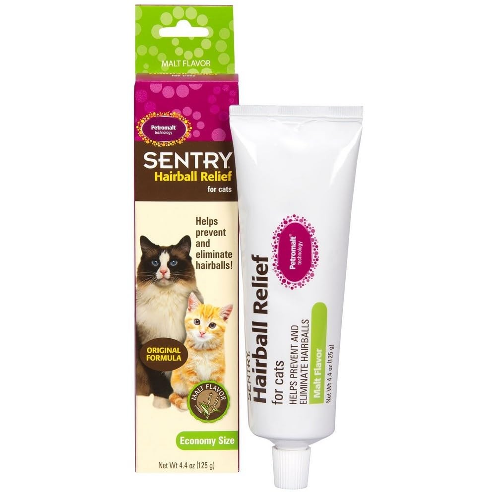 SENTRY PET CARE Sentry Hairball 4.4 Ounce (Pack of 1), Natural Dog Treats