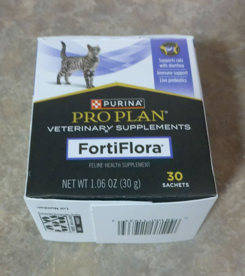 Purina FortiFlora Pro Plan Veterinary Probiotic for CATS 30 packets 02/27