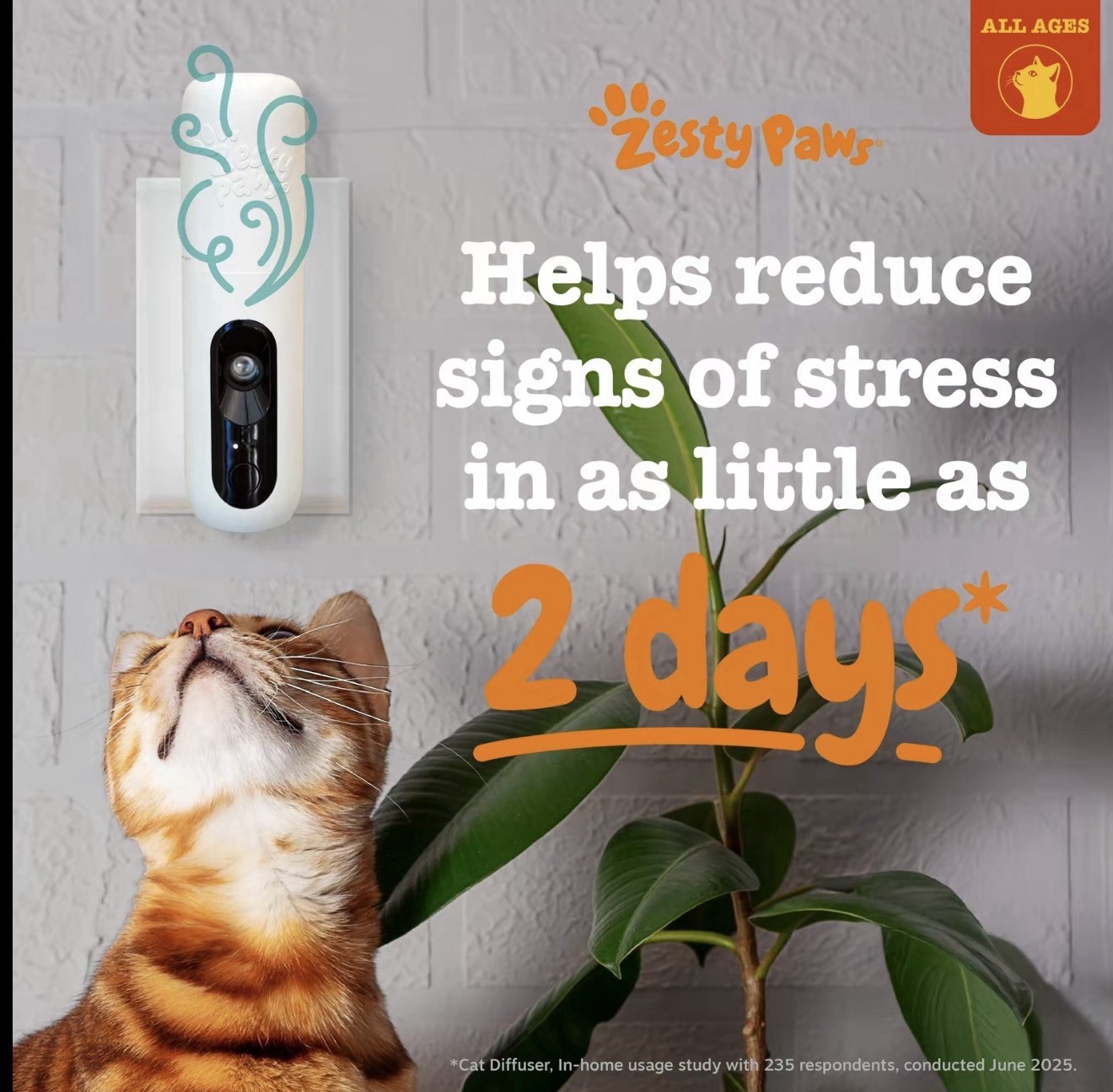 Zesty Paws Calming Diffuser, All Ages 30 Days Supply