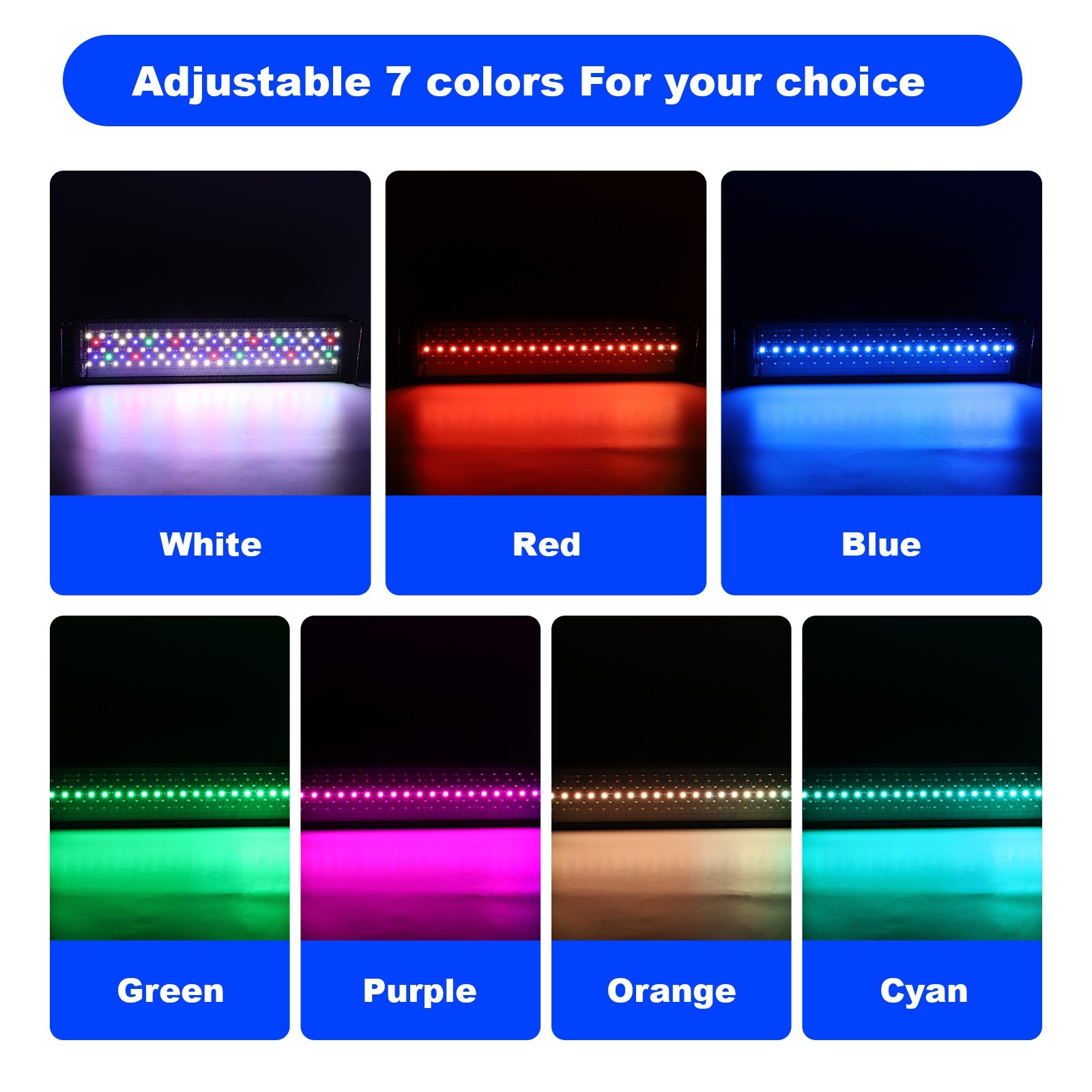 hygger 30″/36″/48″ Full Spectrum Aquarium LED Lighting RGB Aqua Plant Fish Tank