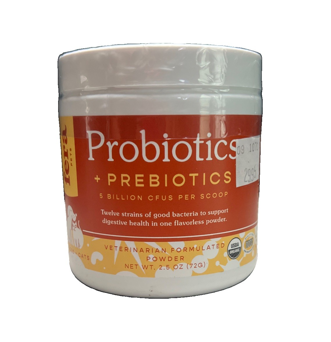 Fera Pets Probiotics For Dogs & Cats With Prebiotics 60 Scoops