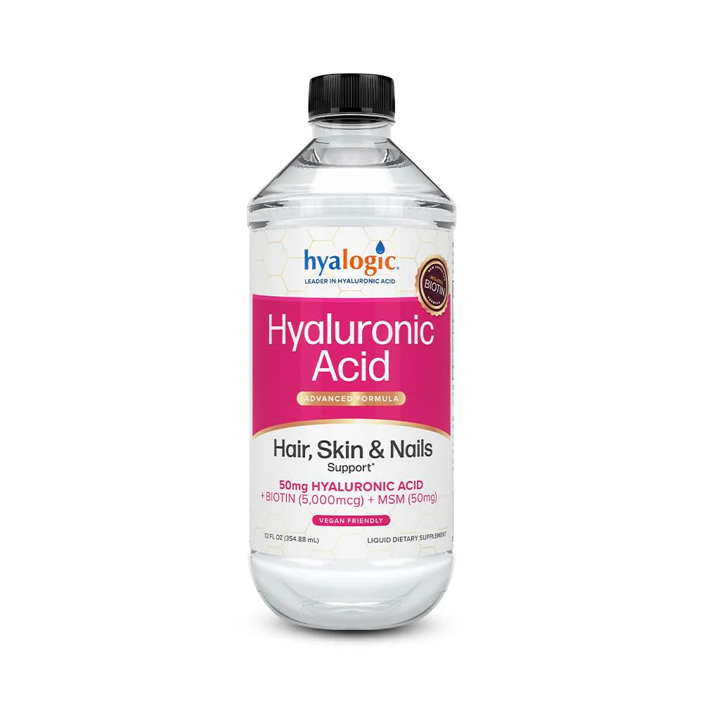 Hyalogic Liquid Hyaluronic Acid Supplement 12 oz