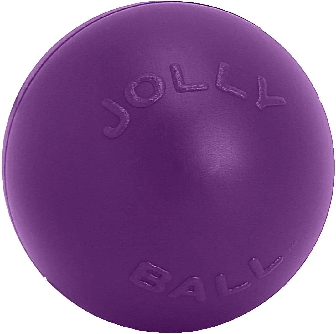 Push-N-Play Ball Dog Toy, 14 Inches/Extra-Large, Purple,All Breed Sizes