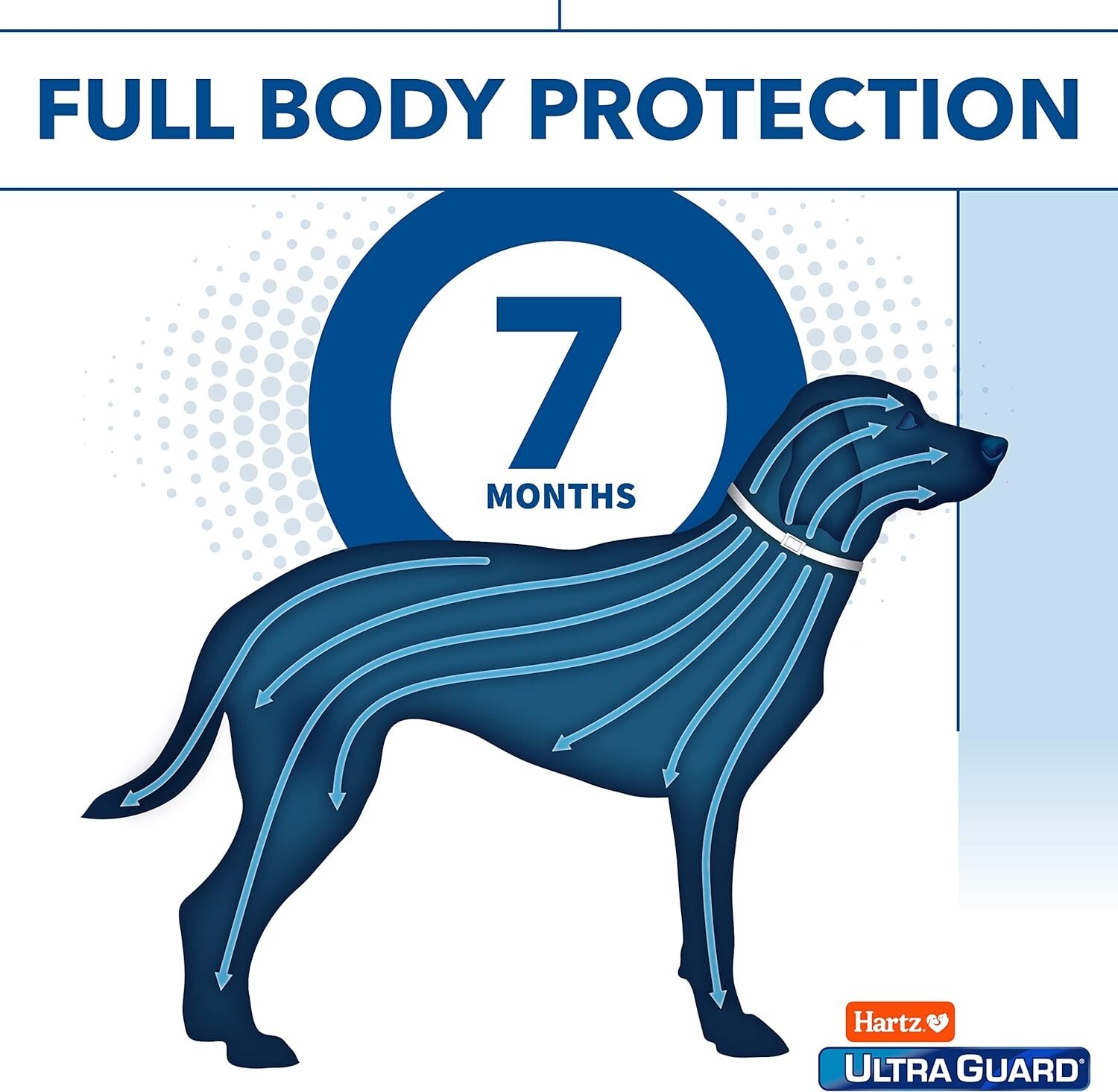 Hartz UltraGuard Flea & Tick Collar for Dogs- 26″ Neck, 7 Month Protection
