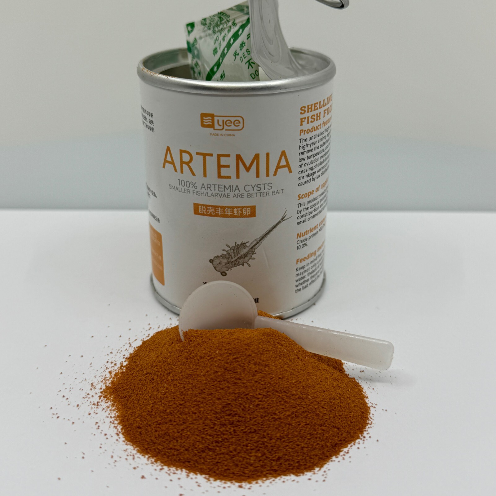 DECAPSULATED BRINE SHRIMP EGGS 2.8 oz DECAPSULATED ARTEMIA NON HATCHING 100%