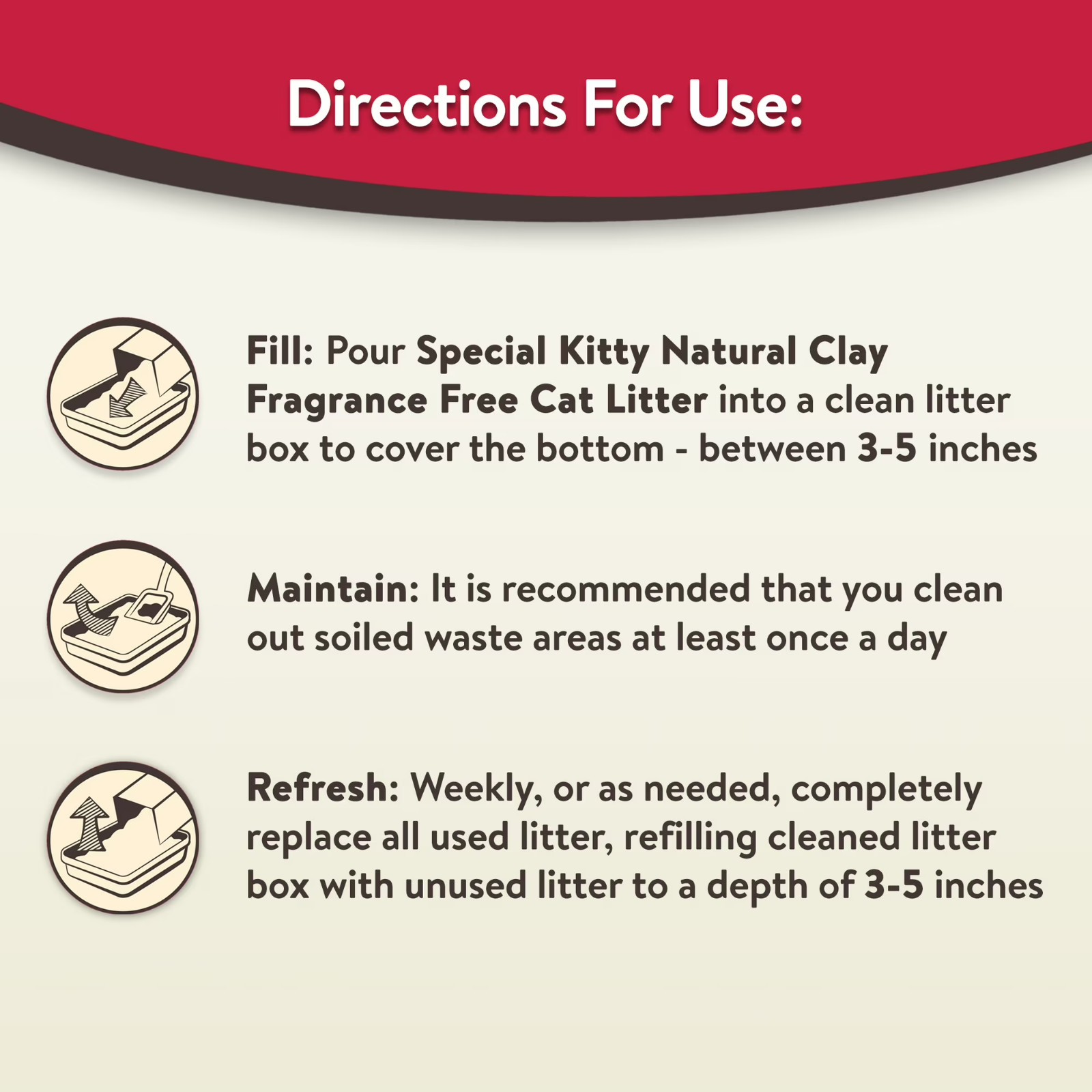 Special Kitty Non-Clumping Clay Cat Litter, Unscented, 25 lb Bag