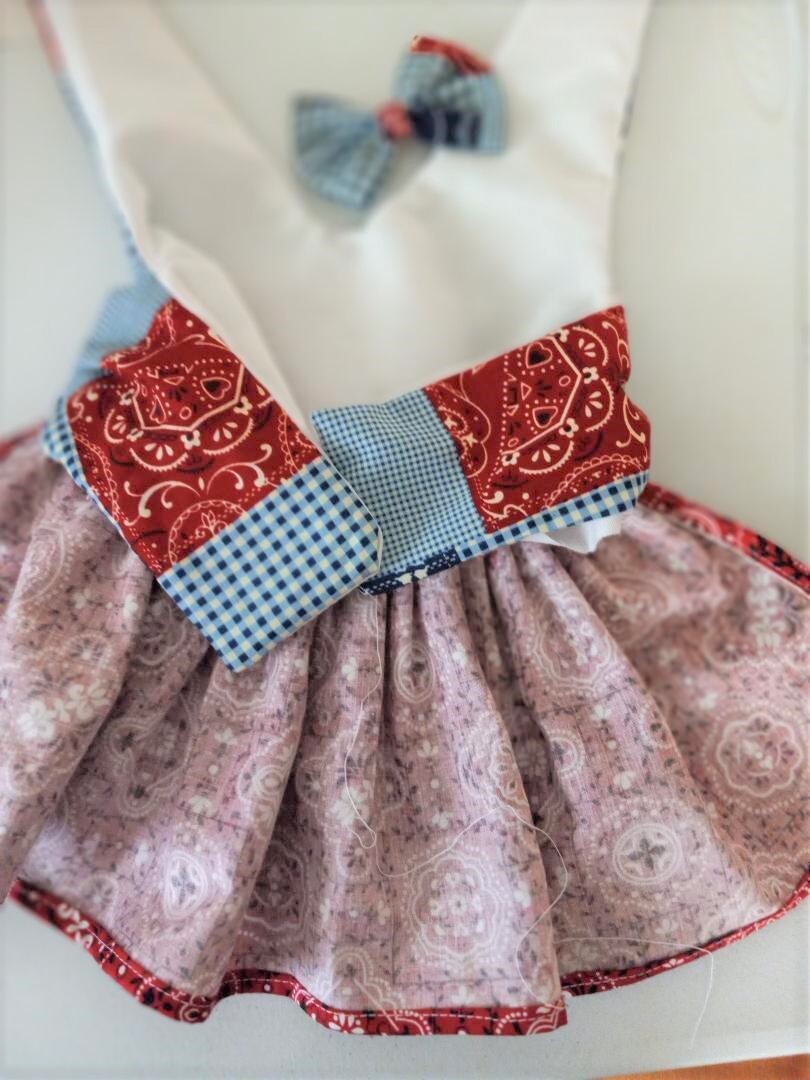 DOG HARNESS DRESS Bandanna NEW HANDMADE FREE SHIPPING