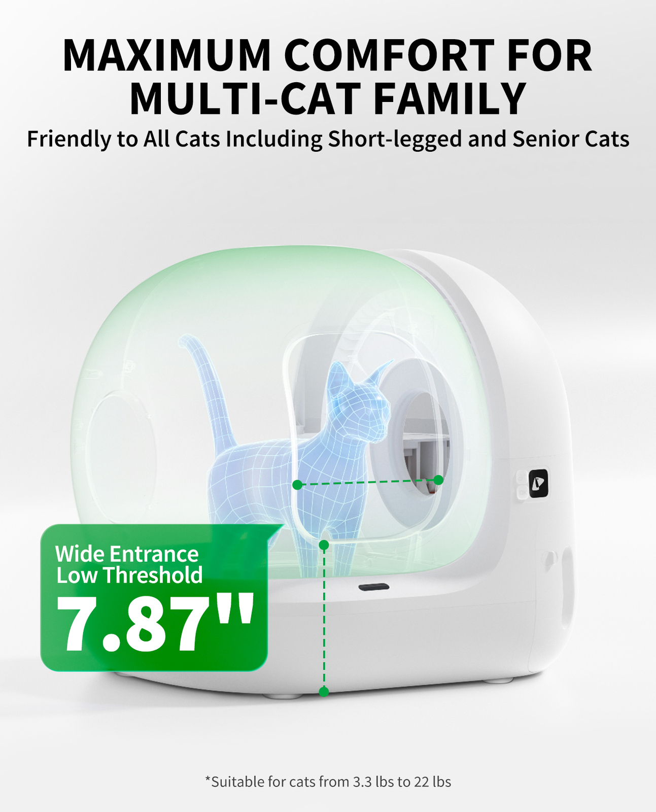 PETKIT PuraMax 2 Self Cleaning Cat Litter Box App Control/Odor-Free with K3& N50