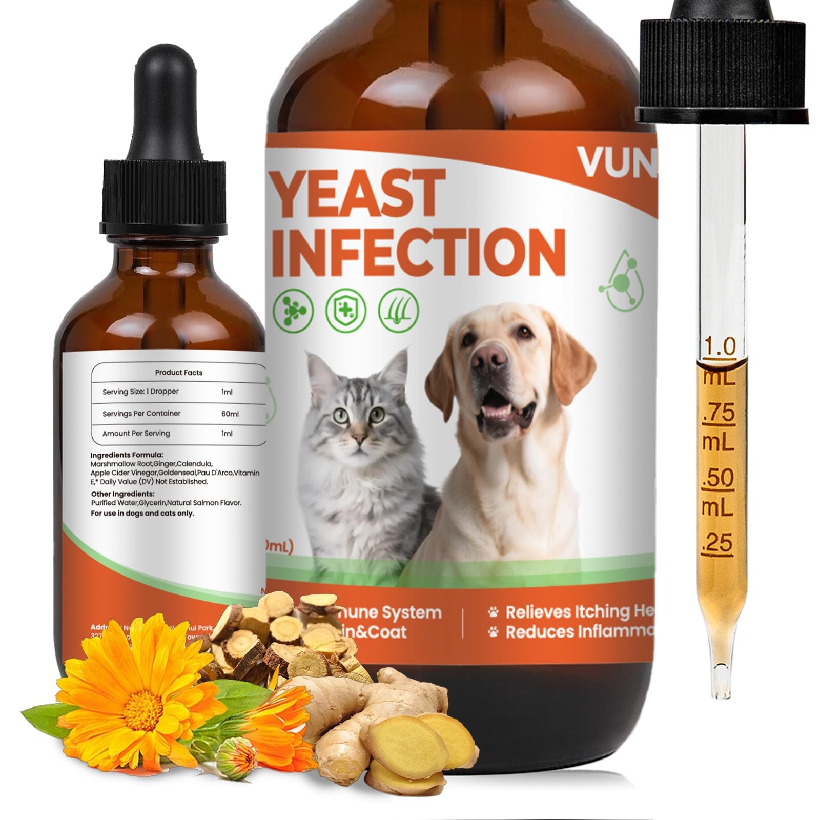Natural Yeast Infection Treatment for Dogs & Cats – Fast Relief for Itchy Skin