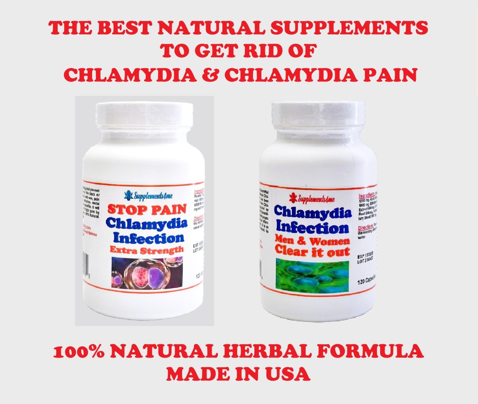 NATURAL HERBS CHLA MYDIA FOR MEN & WOMEN STI – MADE IN USA