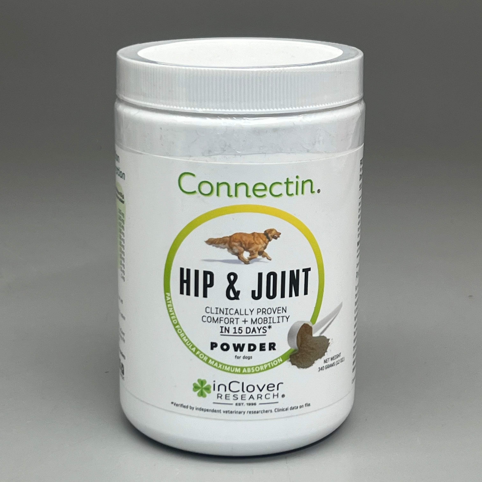 CONNECTIN Hip & Joint Powder Comfort & Mobility Dog Supplement 12 oz ea 12/26