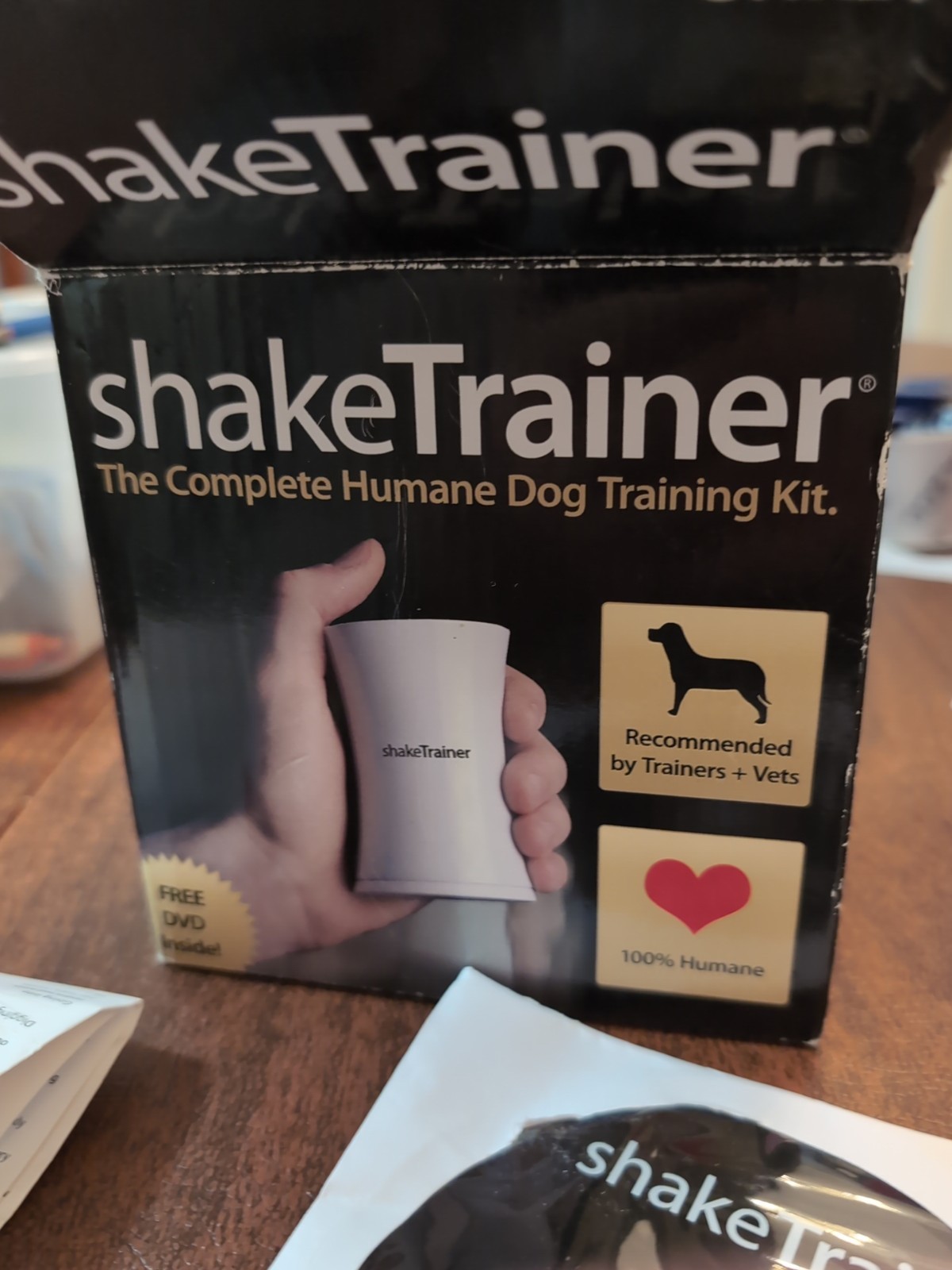 Shaketrainer the Original Humane Dog Training Kit with Instructional Video Stops