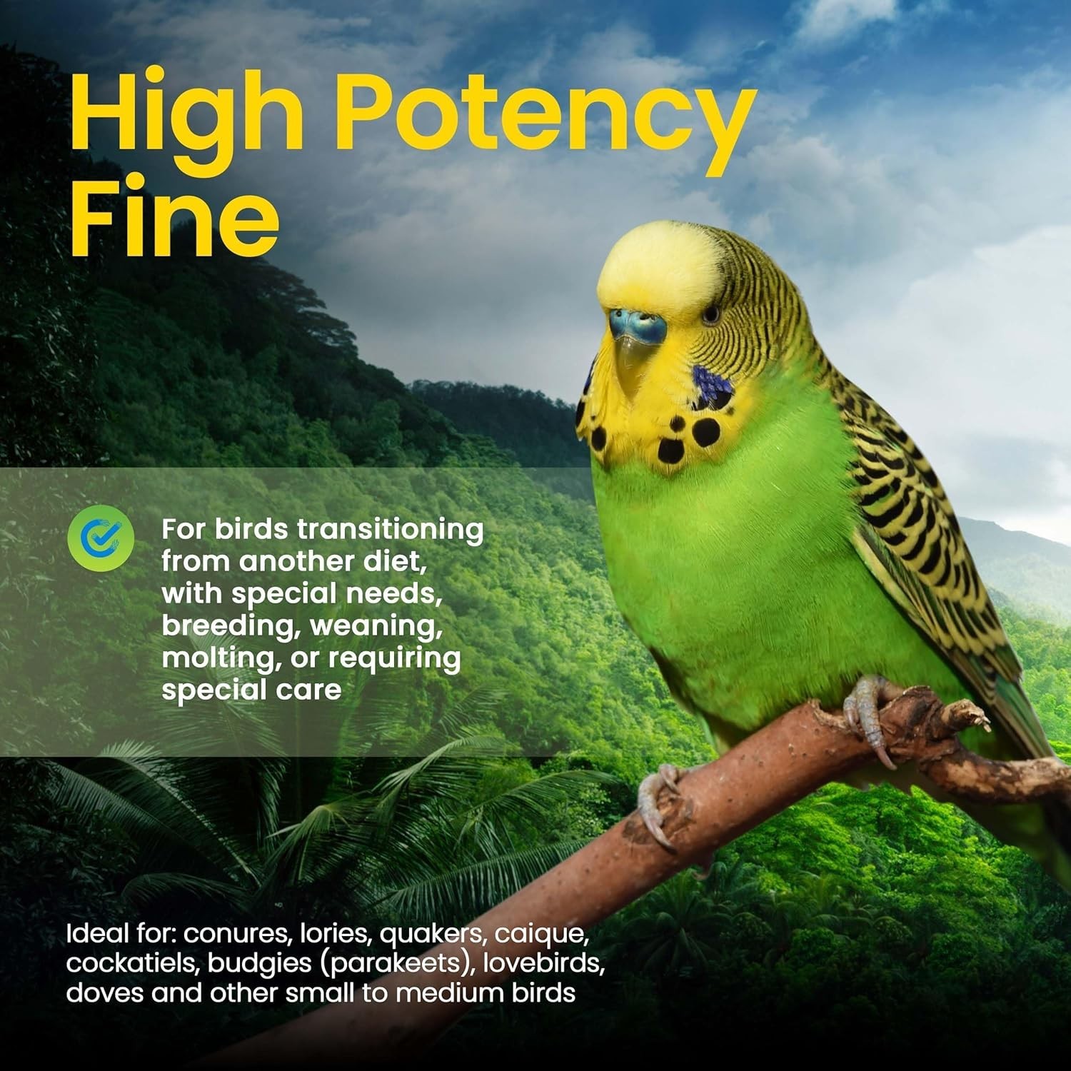 High Potency Fine – Certified Organic, Non GMO Formula for Small to Medium Bi…
