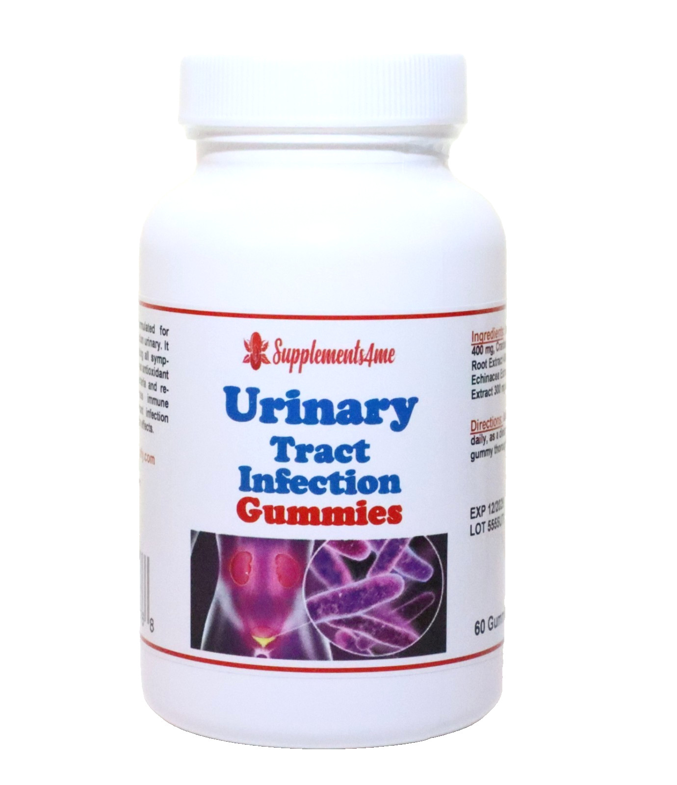 NATURAL HERBS FOR URINARY INFECTION IN GUMMIES FOR MEN & WOMEN – MADE IN USA