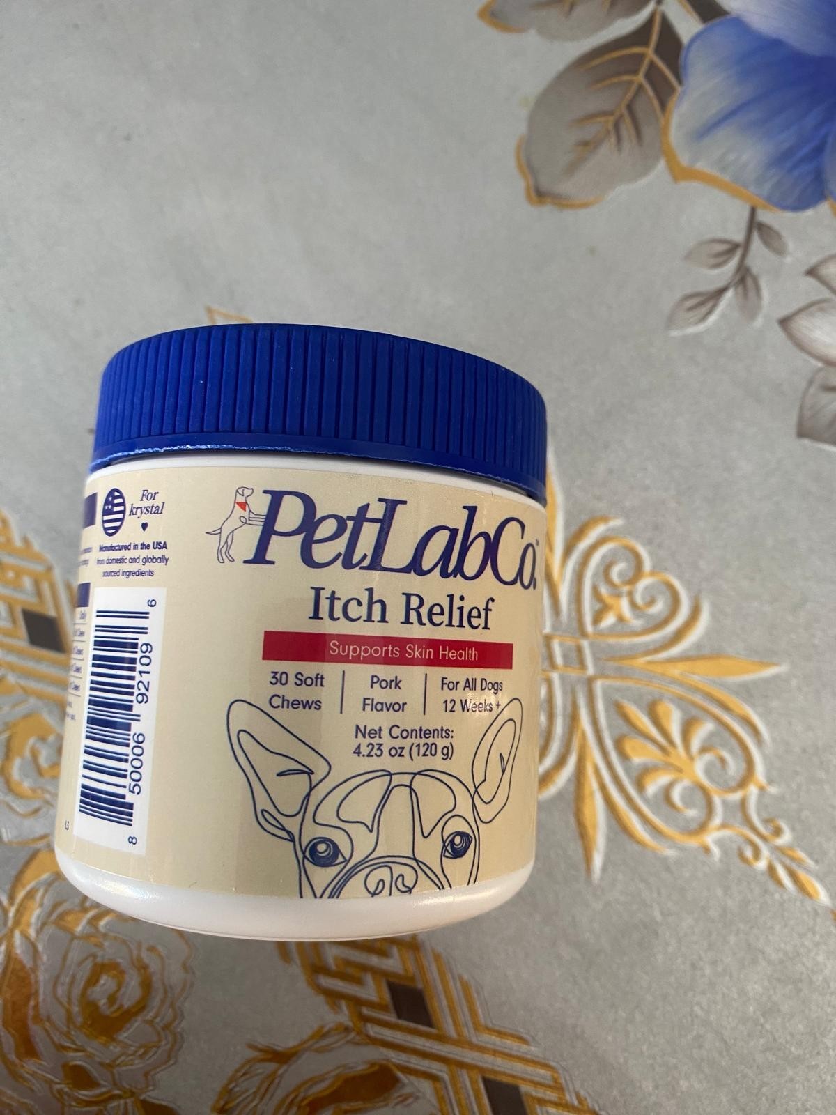PetLabCo ITCH RELIEF For Dogs – 30 Chews – 9/2027!