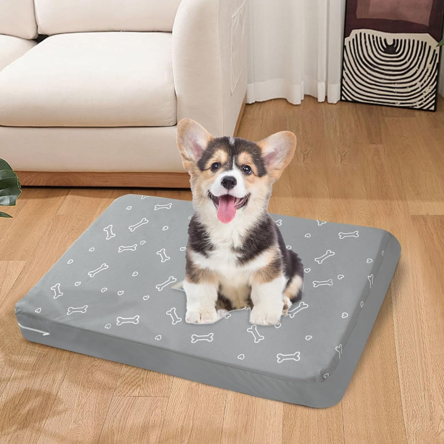 Waterproof Dog Bed Cover Replacement Washable Indoor/Outdoor All Size Cover Only