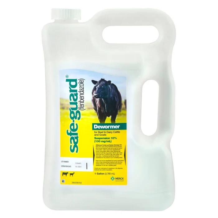 💥 Safe-Guard 10% Suspension Cattle and Goat Dewormer – 1000 mL 🔥