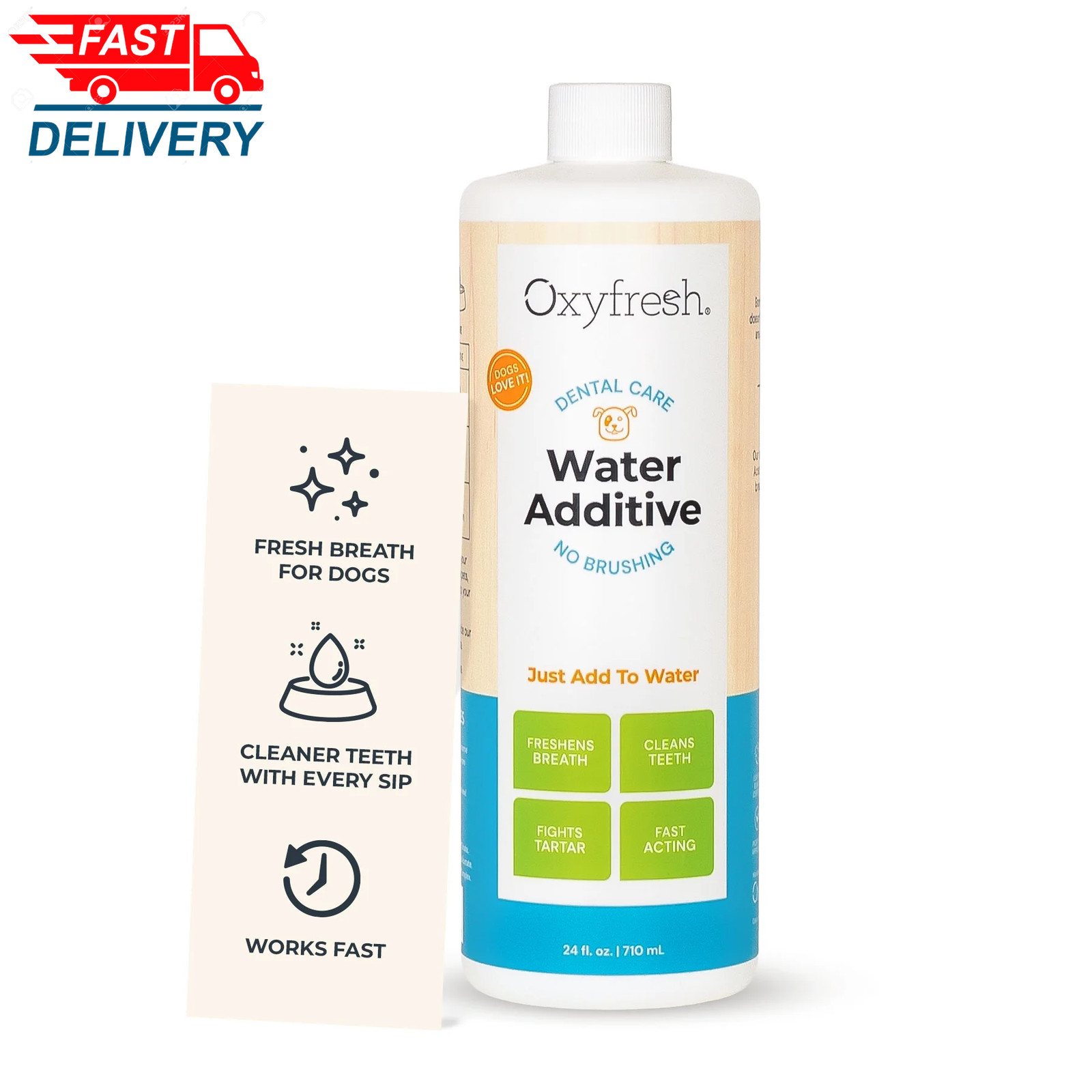 Premium Dog Dental Water Additive, Best Way to Eliminate Bad Breath👌✅