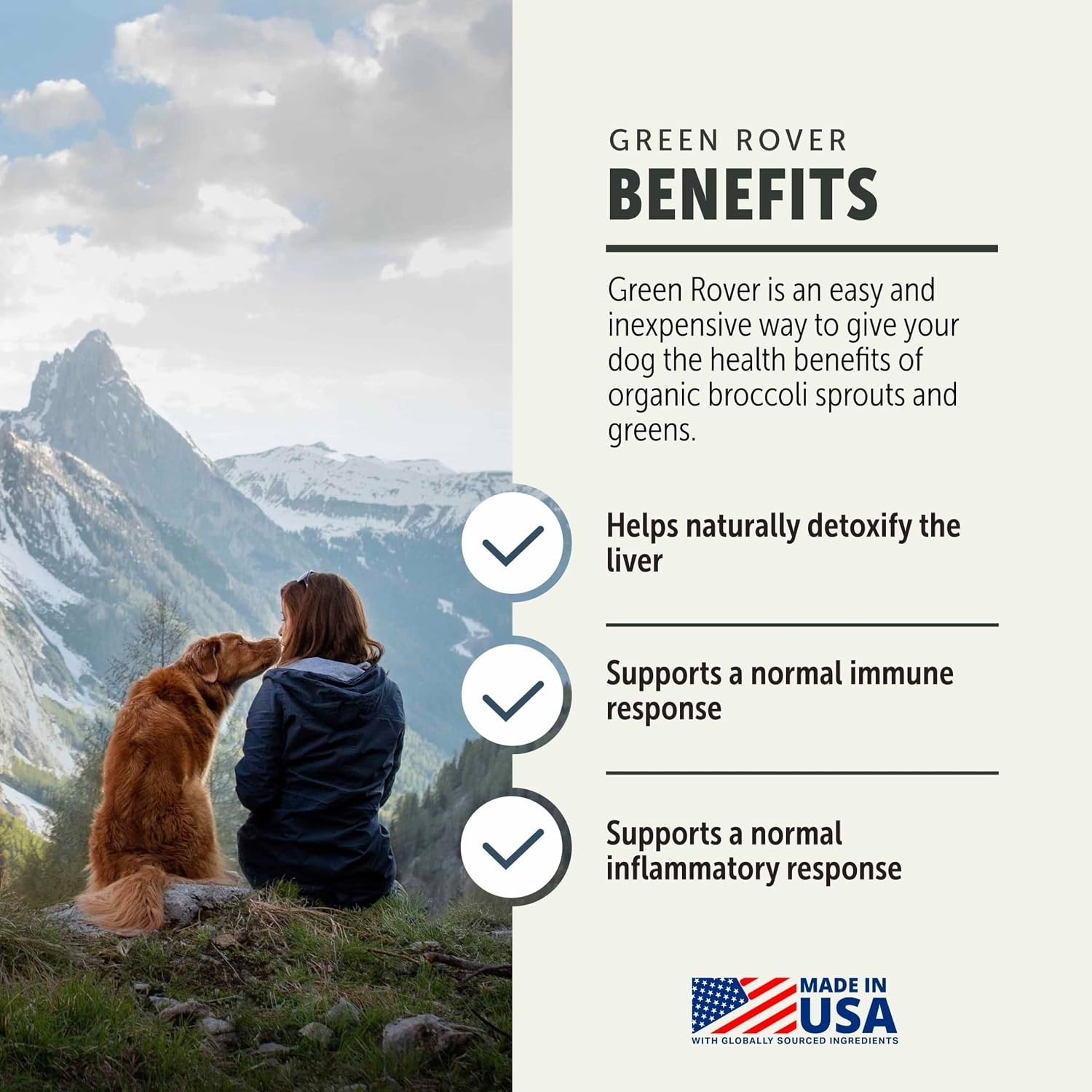 Organic Greens for Dogs – 30 Day Supply of Fermented Spirulina & Sea Greens