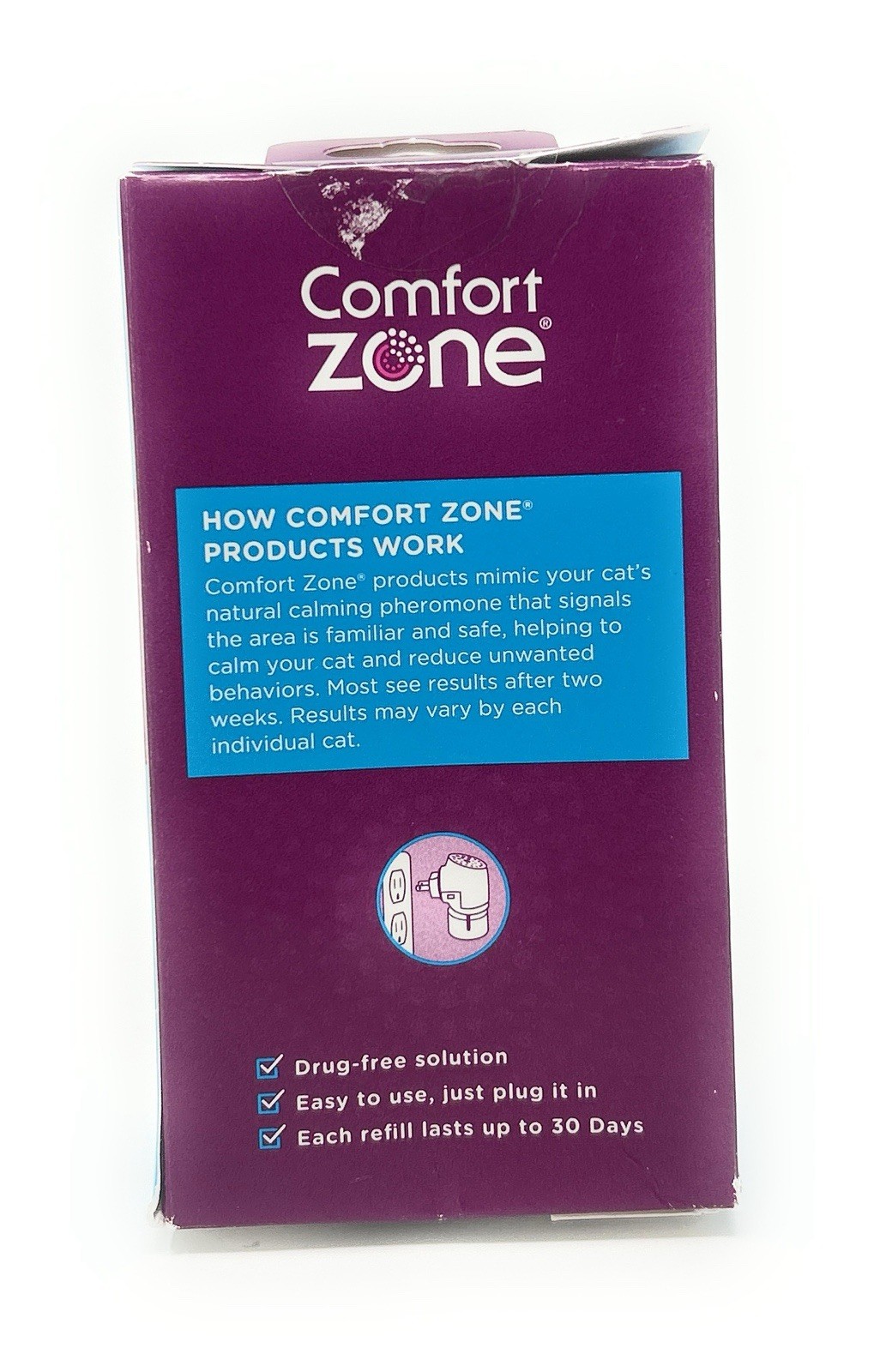 Comfort Zone Single And Multi-cat Calming Refill 1 Refill Per Box