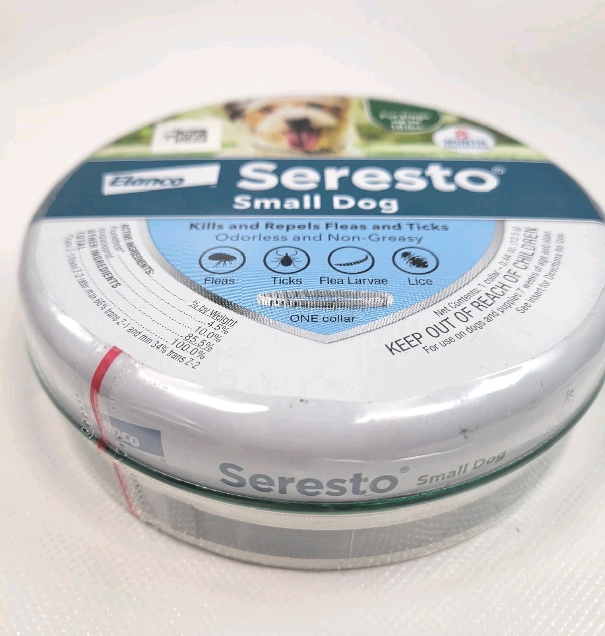 Seresto Flea and Tick Collar 8 Months Protection for Small Dogs – 18lbs