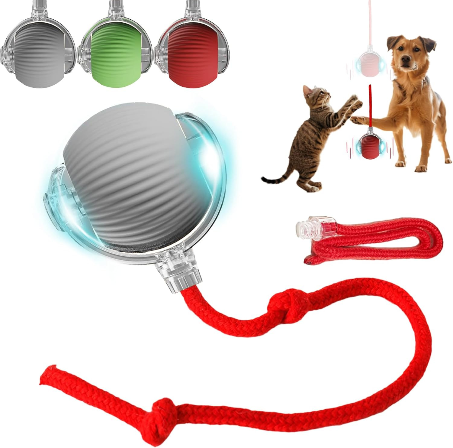 Automatic Rolling Ball Smart Cat Dog Toy Electric Pet Self-moving Kitten lot