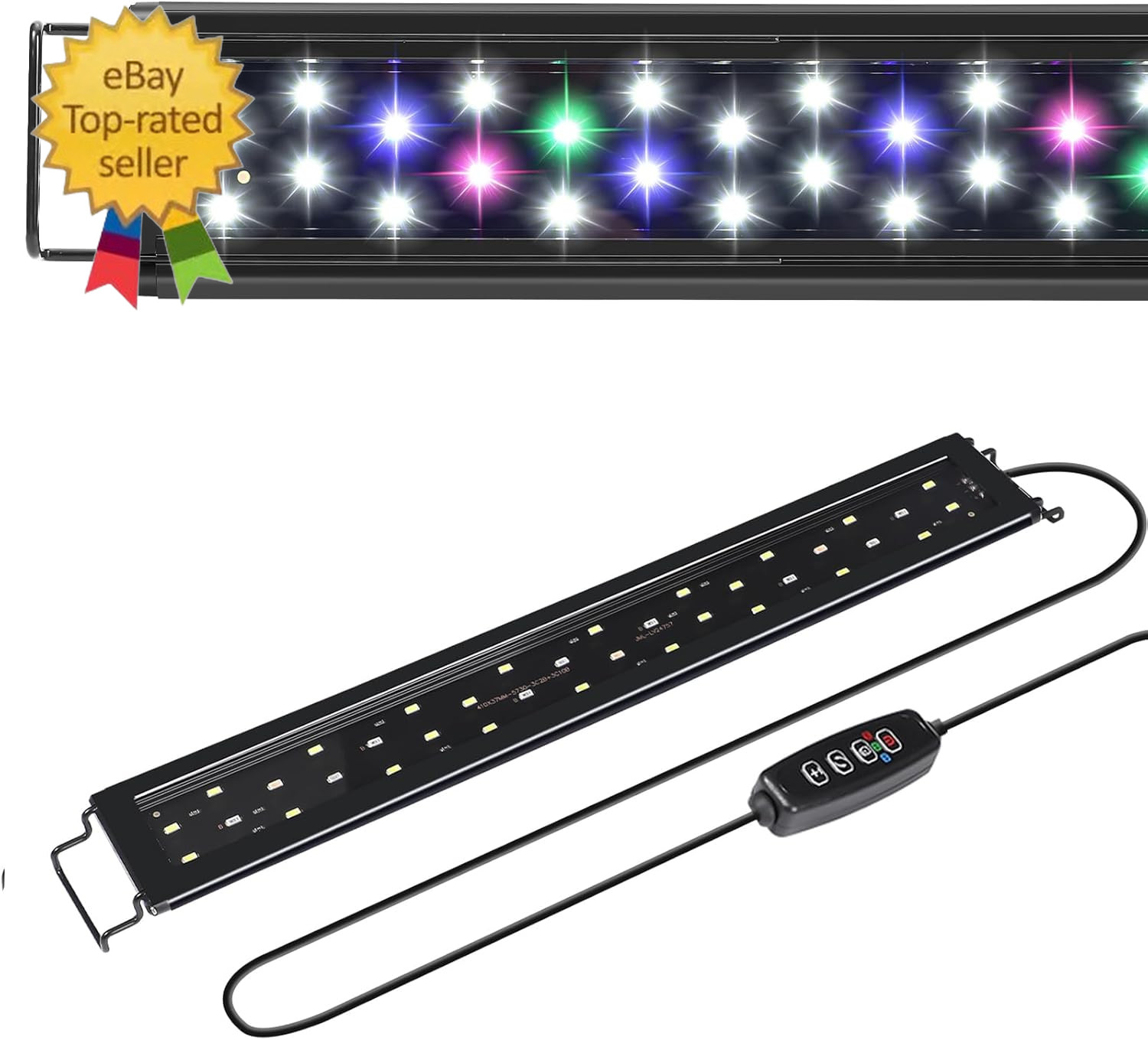 LED Aquarium Light for 12 Inch Fish Tank, Auto on off with Timer, Full Spectrum,