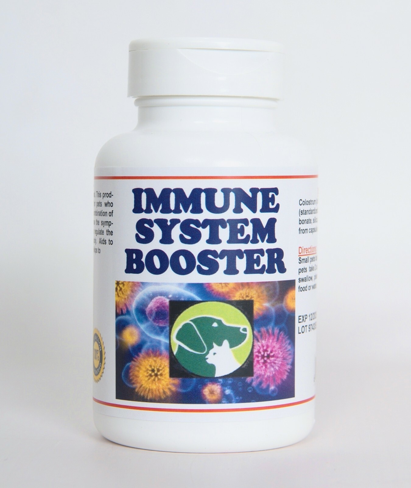 IMMUNE SYSTEM CARE FOR PETS (120 Capsules – Made in USA) Dogs and cats
